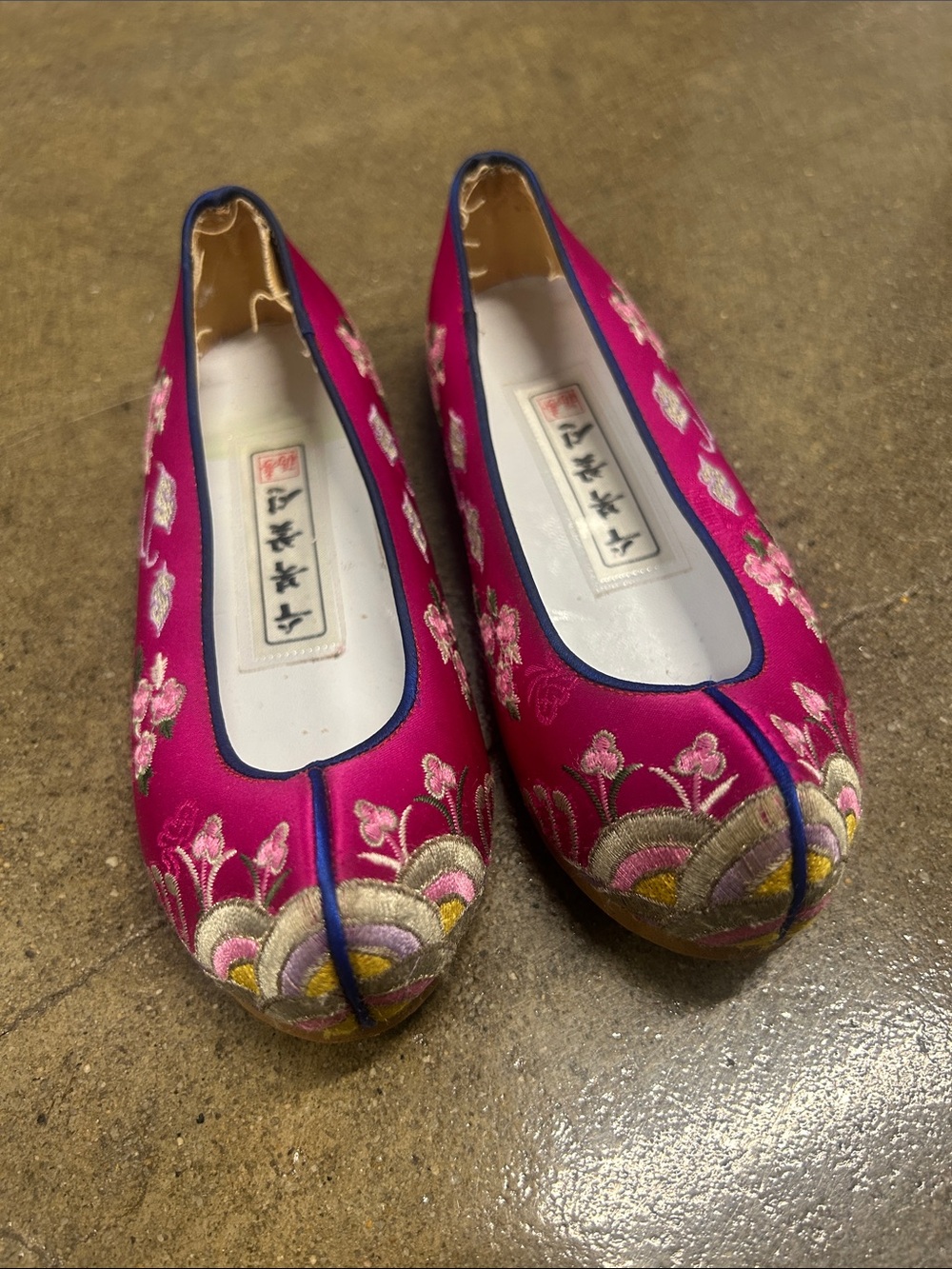 Flower Shoes Hanbok Accessory Korean Traditional New Year Party Toddler Girl